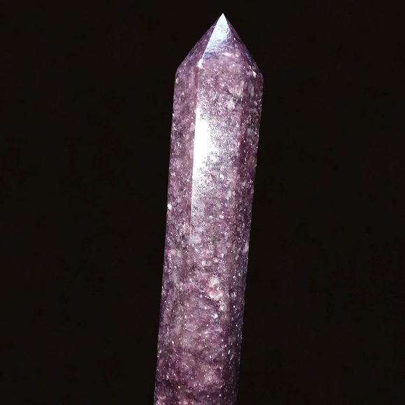 natural semiprecious towers Other - Purple Lepidolite tower large size